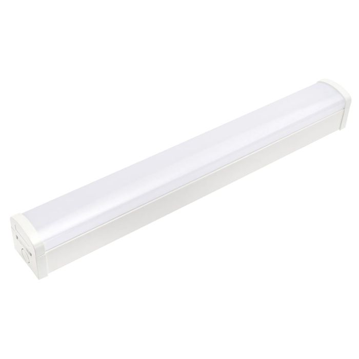 DUNCAN 600MM 10W/20W CCT DUAL WATT LED BATTEN - WHITE - 21792/05