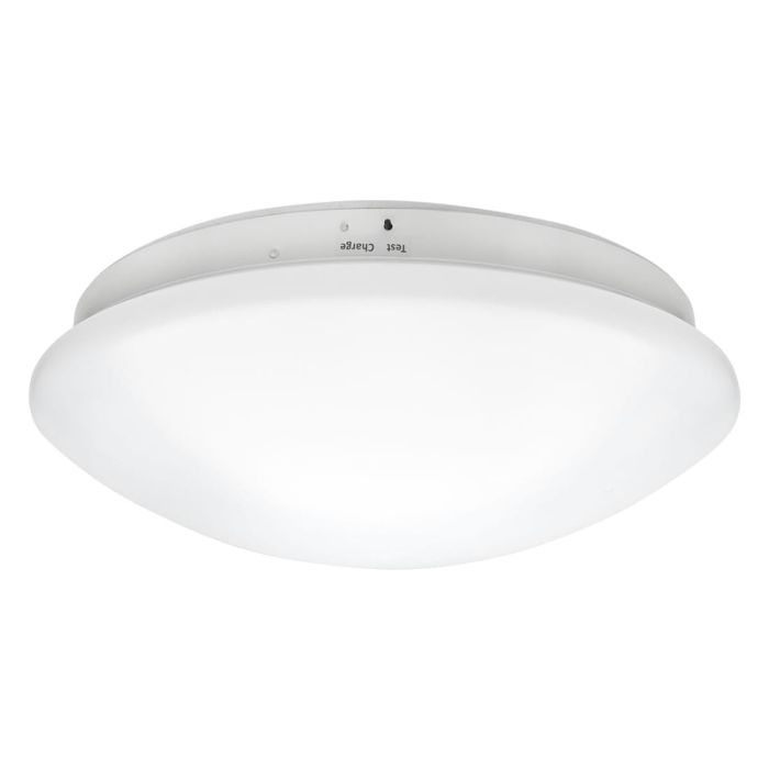 SOLARIS 28W + 6W EMERGENCY LED OYSTER - WHITE - 19892/05