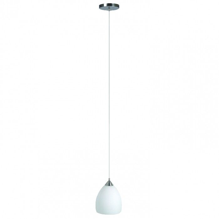 Single Bell Ceiling Mount Pendant Chrome, White 100W QH5016 Superlux