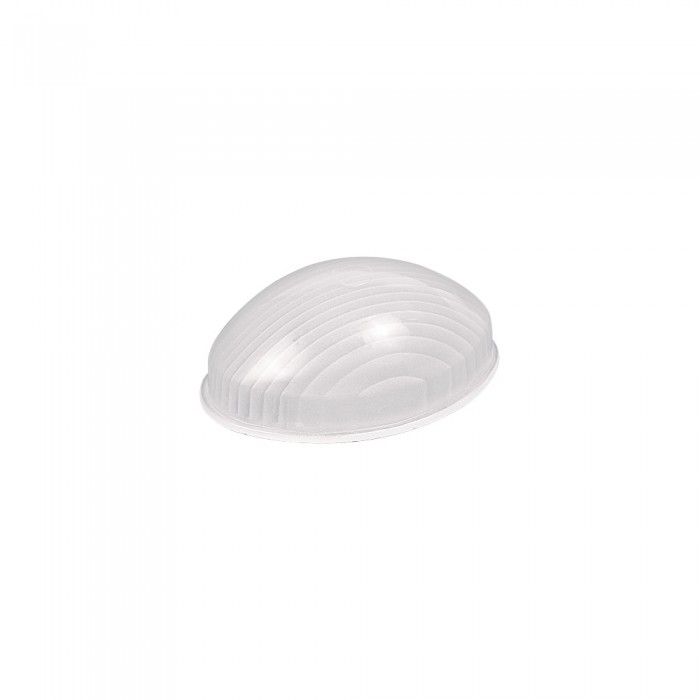 Small Oval Bulkhead and Bollard Shade White QJ1000 Superlux