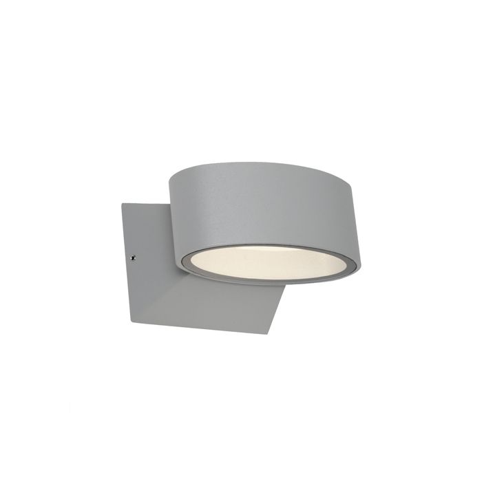 QUEBEC EXTERIOR WALL LIGHT SILVER