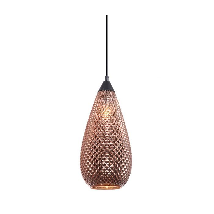 PENDANT ES 72W Copper Glass RICTUS5 Cla Lighting