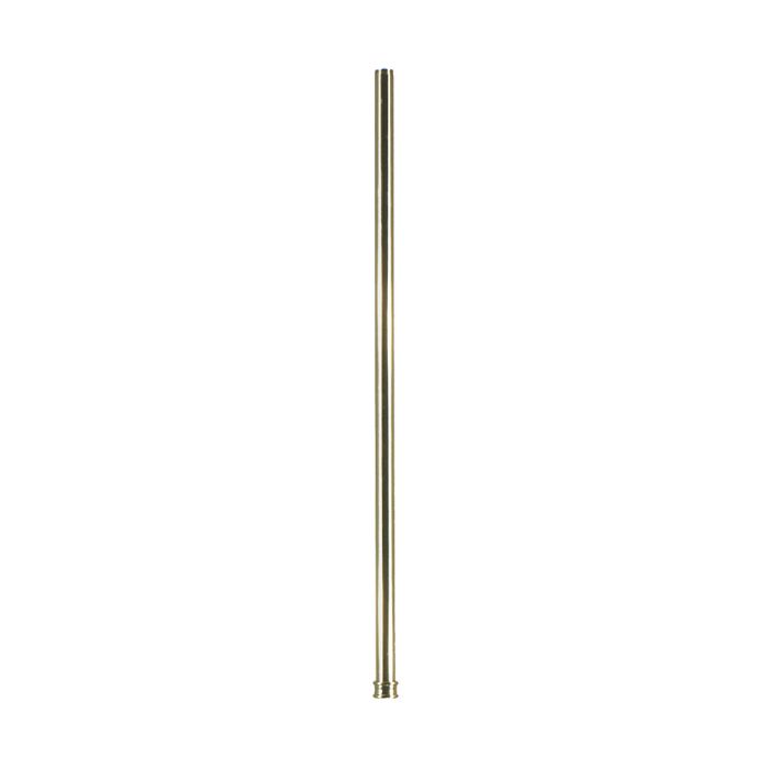 1/2" Rod Extension & Joiner - Polished Brass