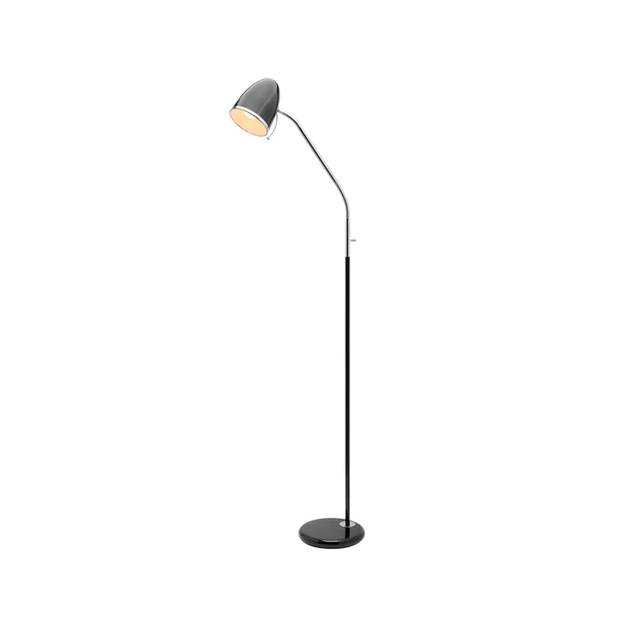 Sara 1Lt floor lamp - COLOUR - Black- A13021BLK