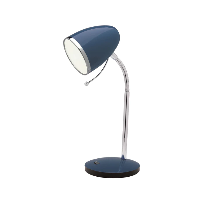 Sara USB Table Lamp- COLOUR - NAVY BLUE- A13011NAV-USB