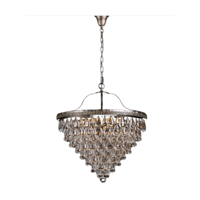 Cascade 10 Light Crystal Chandelier Bronze 1000094