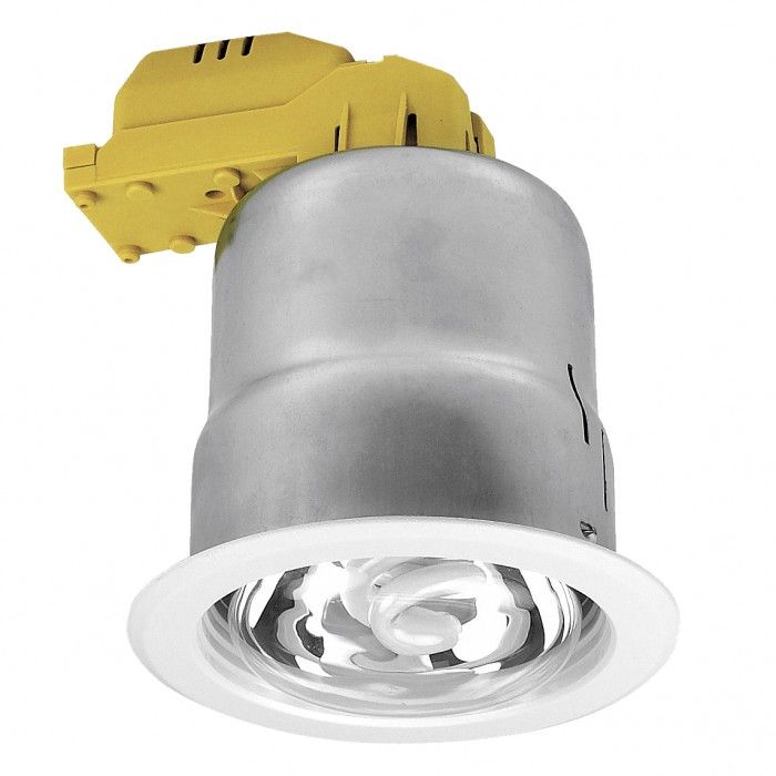 Closed R80 Fluorescent Downlight White 20W SD100F-WH Superlux