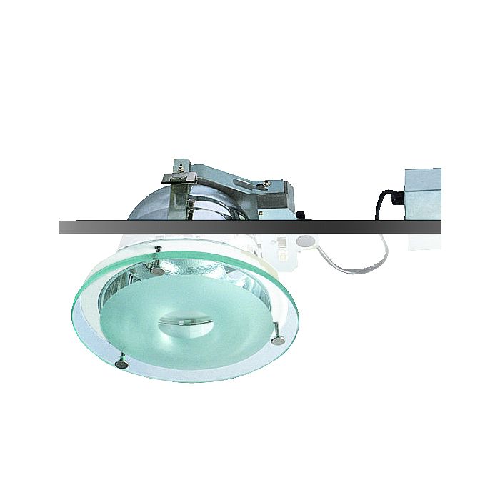 Commercial Fluorescent Floating Glass Downlight White 18W SDF98-HS218 Superlux