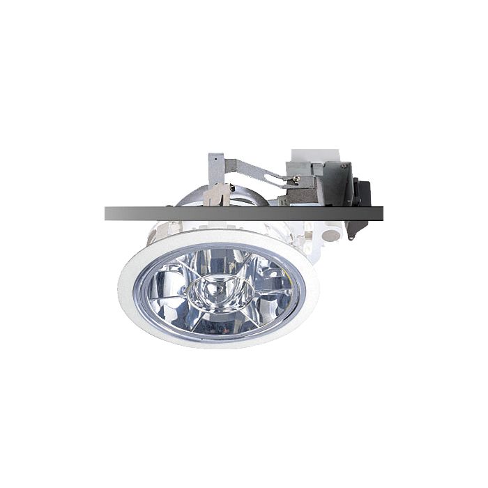 Commercial Fluorescent Turbo Louvre Downlight White 26W SDF98-HT226 Superlux