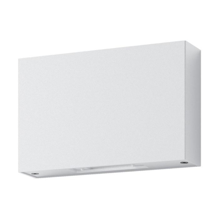 Sierra 12W LED 240V Up/Down Square Wall Pillar Light White / Warm White - 19638	