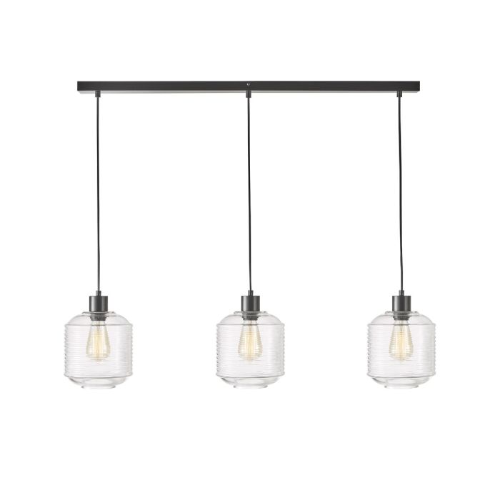 MARCONI 3 LIGHT PENDANT CLEAR GLASS SL63523CL