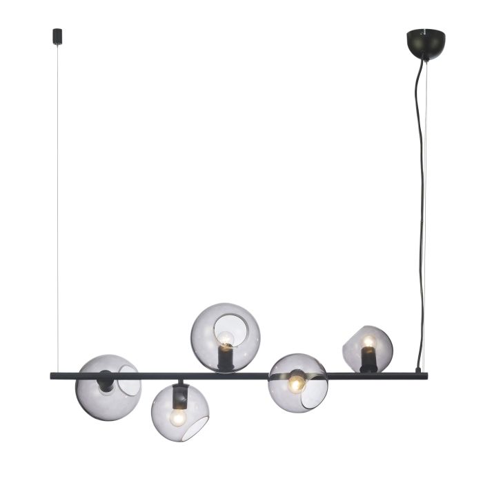 SINUS 120cm Designer Satellite Suspended Pendant - SL64413/5BK