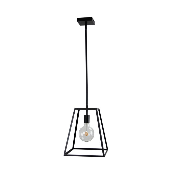 SOUTHPORT.30 Black Single Urban Retro 30cm Pendant - SL66901BK