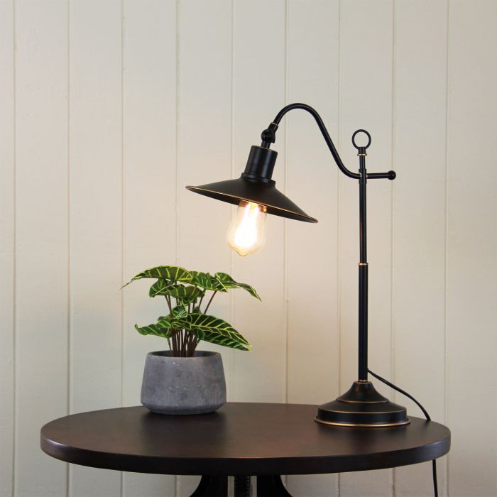 BOSTON TABLE LAMP Retro Insutrial Table or Desk Lamp - SL98511RB