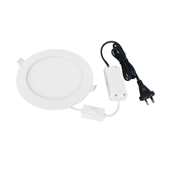 SLICKTRI: LED Dimmable Ultra Slim Tri-CCT Recessed Downlights (Round) 12W