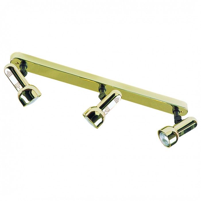 E14 R50 Triple Bar Spotlight Brass 40W SM-B3-BS Superlux