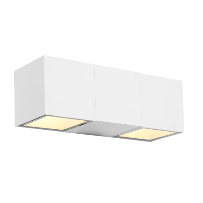 SOLA2EWHT, Exterior Wall Light, Cougar Lighting, Solano Series