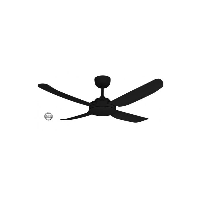 Spinika II 1220mm Glass Fibre Composite 4 Blade Ceiling Fan with True Spin Technology™ motor SPIN1204BL