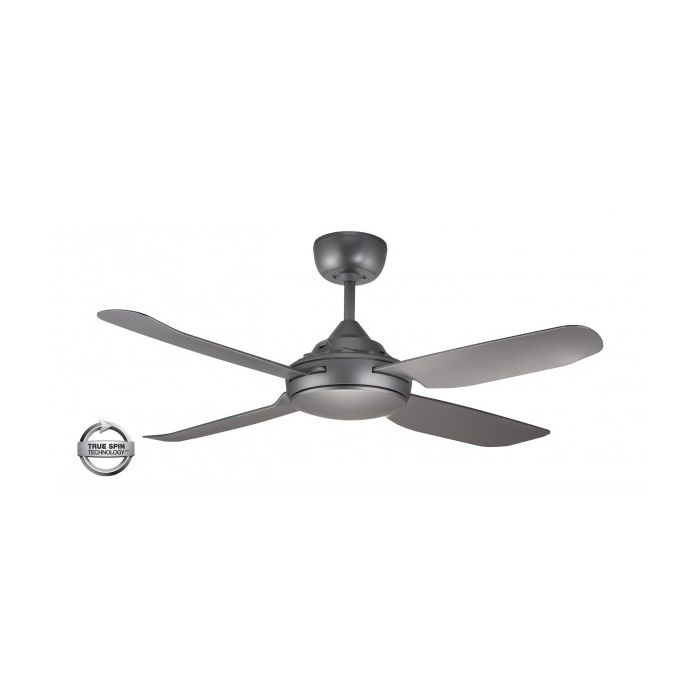 SPINIKA - 48"/1220mm Glass Fibre 4 Blade Ceiling Fan in Titanium  - Indoor/Outdoor/Coastal - SPN1204TI