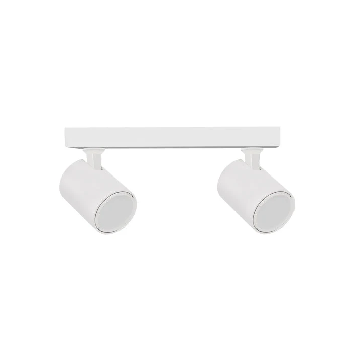 GU10 2XLights Adjustable Bar Base Surface Mounted Spot Lights SPOT-BAR2W