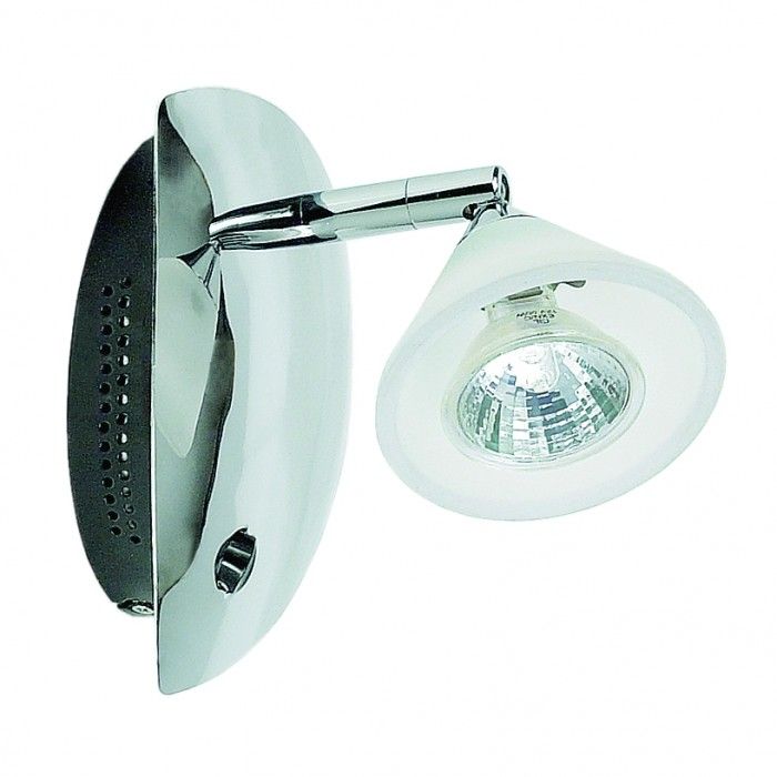 MR16 Single Switched Spotlight Chrome 50W SPT-P1-CH Superlux