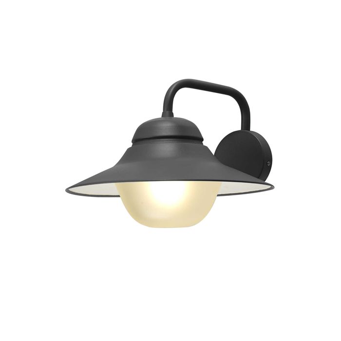 SPY SERIES WALL LIGHT ES 60W BL/FR Diffuser IP44 SPY-W2 CLA LIGHTING 