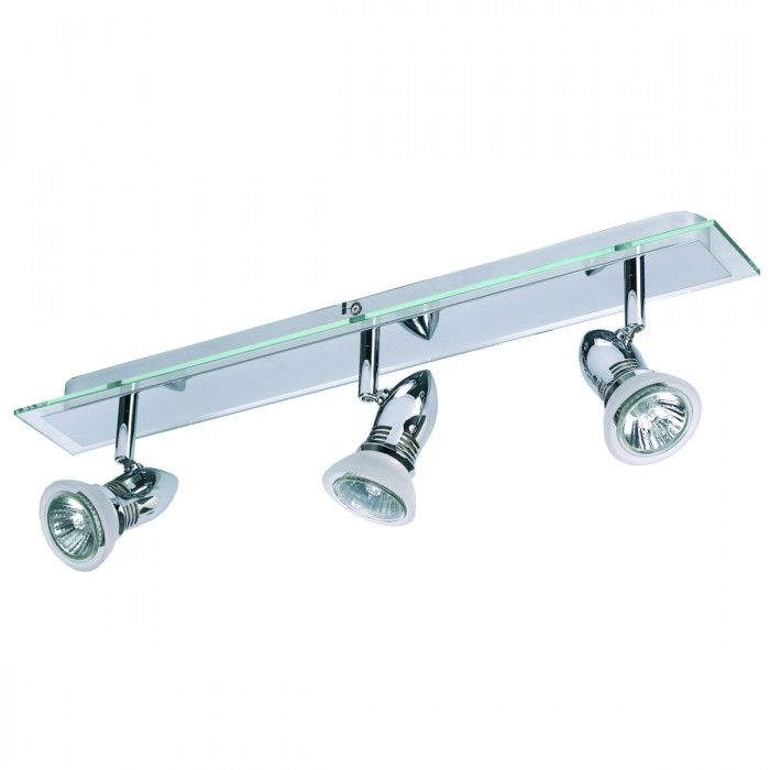 GU10 Triple Bar Spotlight Chrome 50W SQ-B3-CH Superlux