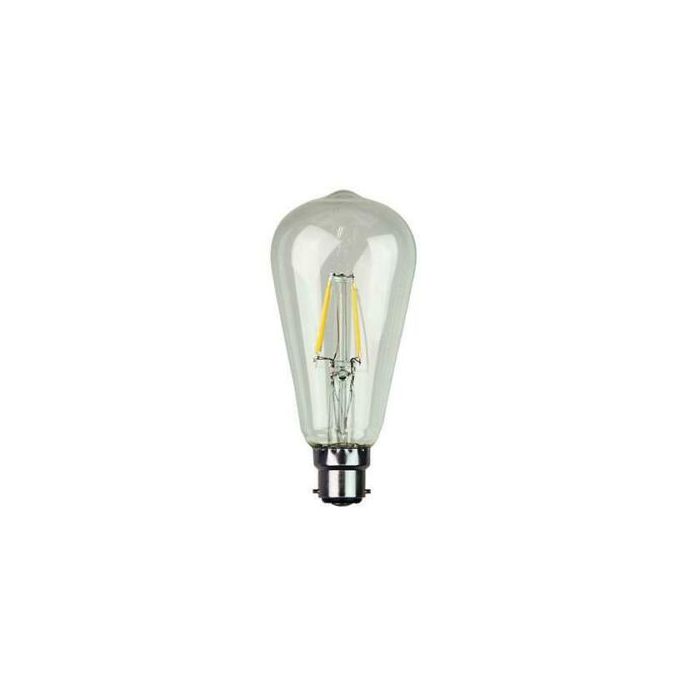 Pear 7.5W B22 Dimmable LED Globe - 9B22LEDST64DC