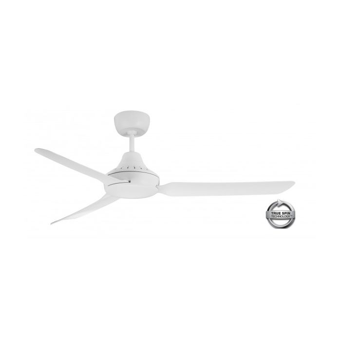 STANZA - 56"/1400mm Glass Fibre Composite 3 Blade Ceiling Fan - White - Indoor/Covered Outdoor  - STA1403WH