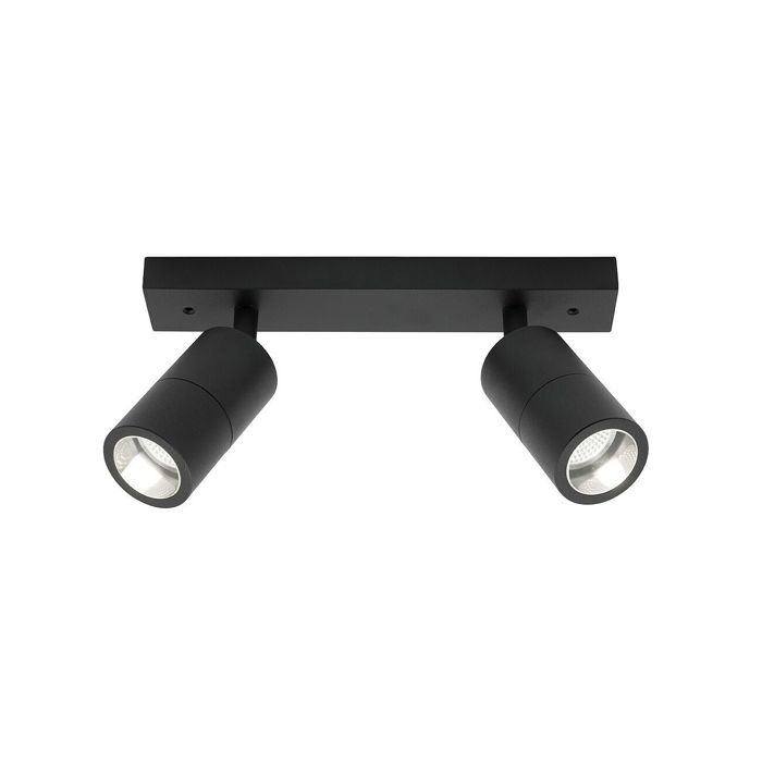 Cougar Lighting Stockholm 2lt Rail Black - STO2RBLK