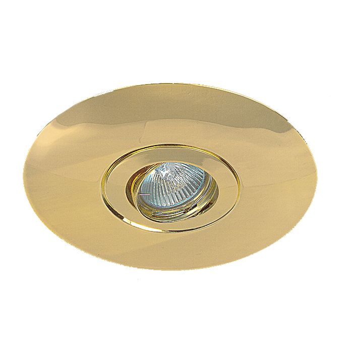 MR16 Tilt Large Flange Downlight Gold 50W SV-TLTL-GD Superlux