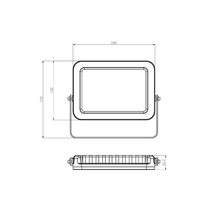 LED Slim Flood Light TABLET2B