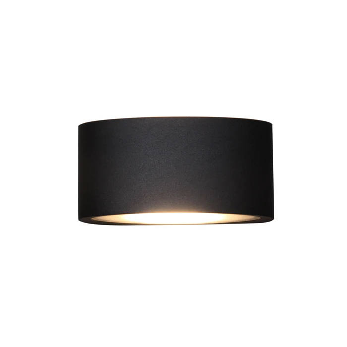 WALL LED S/M CURVED BLK Up/Dn TAMA1 CLA Lighting