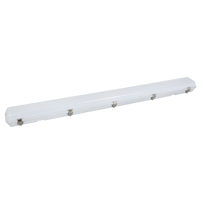 Tempest Gen3 LED Batten Light L1265mm White Polycarbonate 4000K - 213624