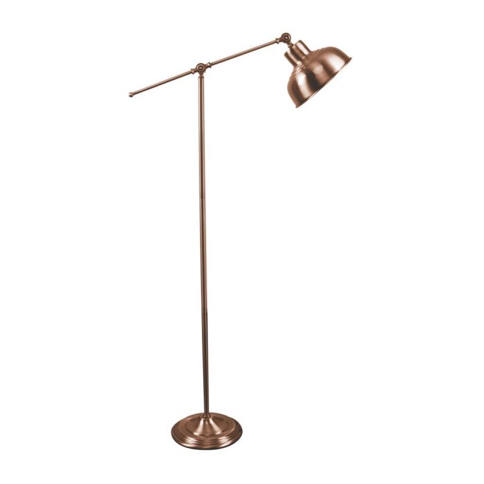 TINLEY-FL FLOOR LAMP 1 XE27 240V ANTIQUE COPPER 22531