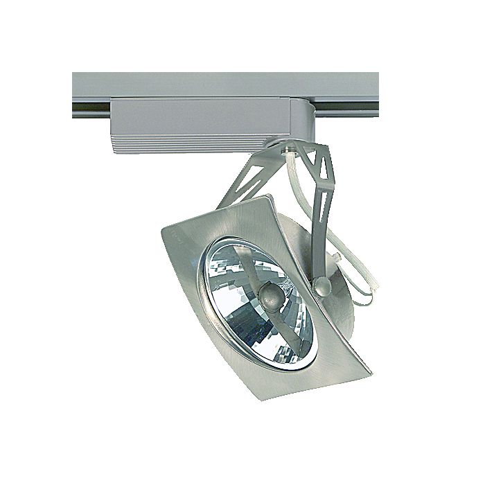 TK Series Square RL111 Track Spotlight Silver/Gray 50W TK206-SI Superlux