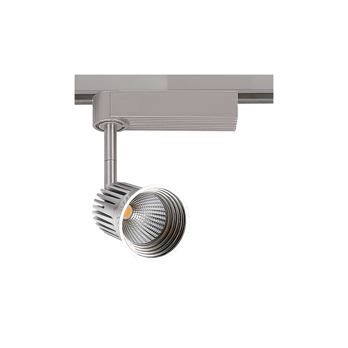 TK Series LED 9Watt Track Spotlight Silver/Grey 9W TKL401-SI Superlux