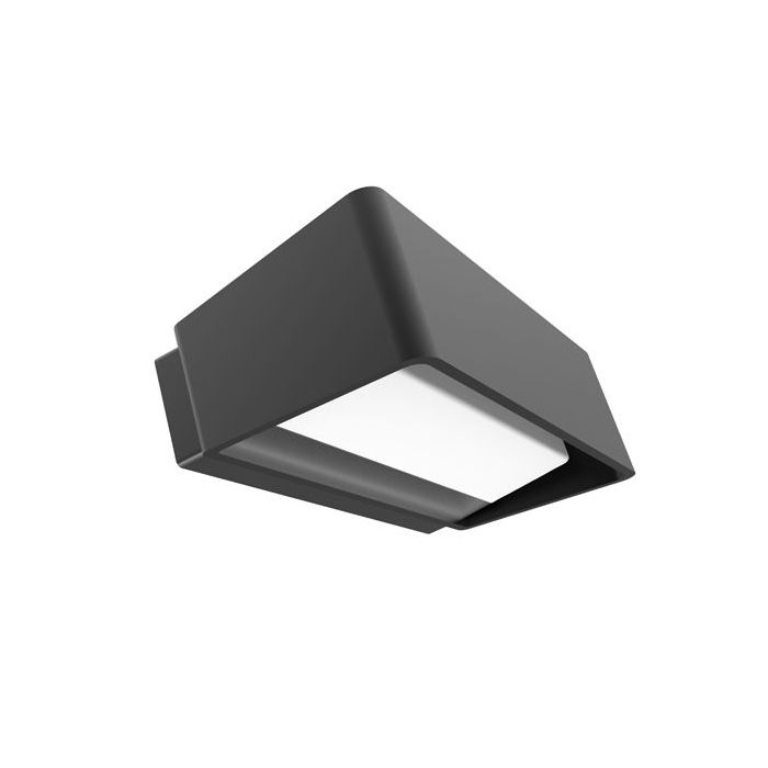 WALL LED S/M Dark Grey Rect Up/Dn  TOPA0001 CLA Lighting