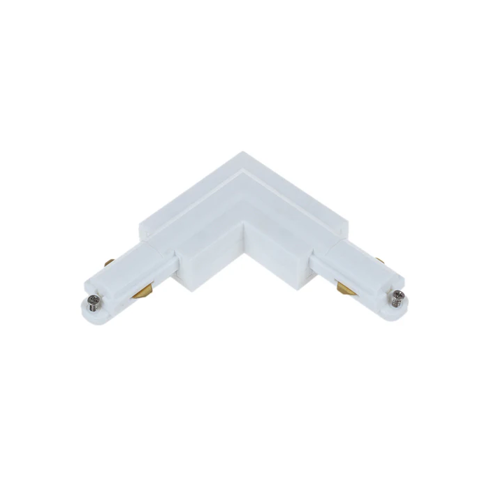 Track Connector L-piece White Left TRK1WHCON3L