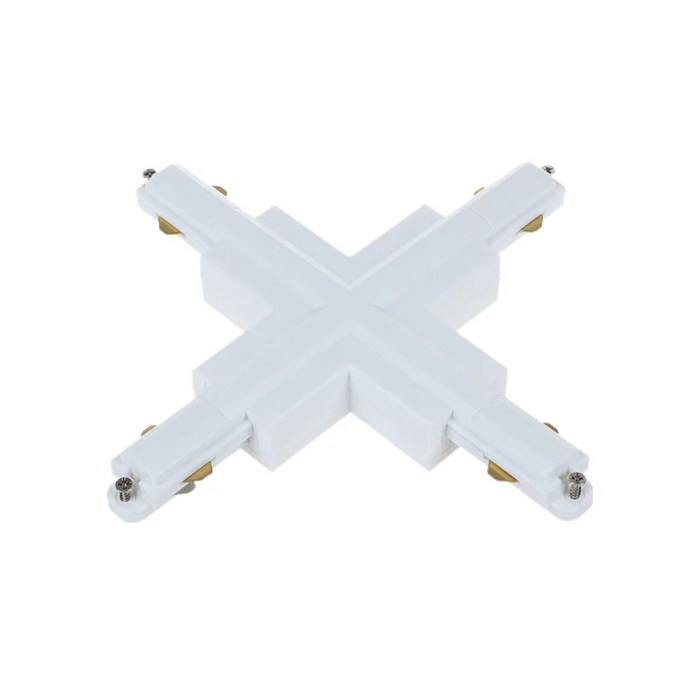 Track Connector Cross-piece White TRK1WHCON5