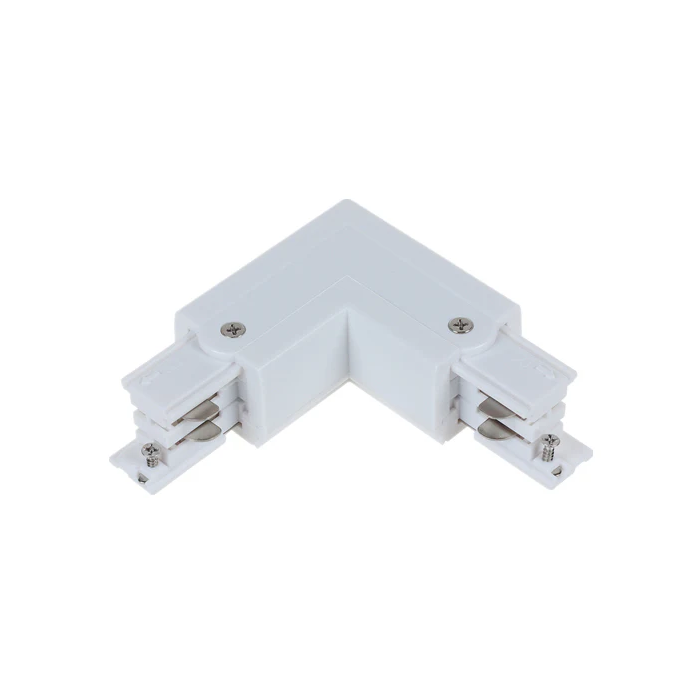 4 wire 3 circuit connector L-piece White TRK3WHCON3L