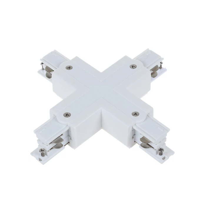 Track Connector Cross-Piece White TRK3WHCON5