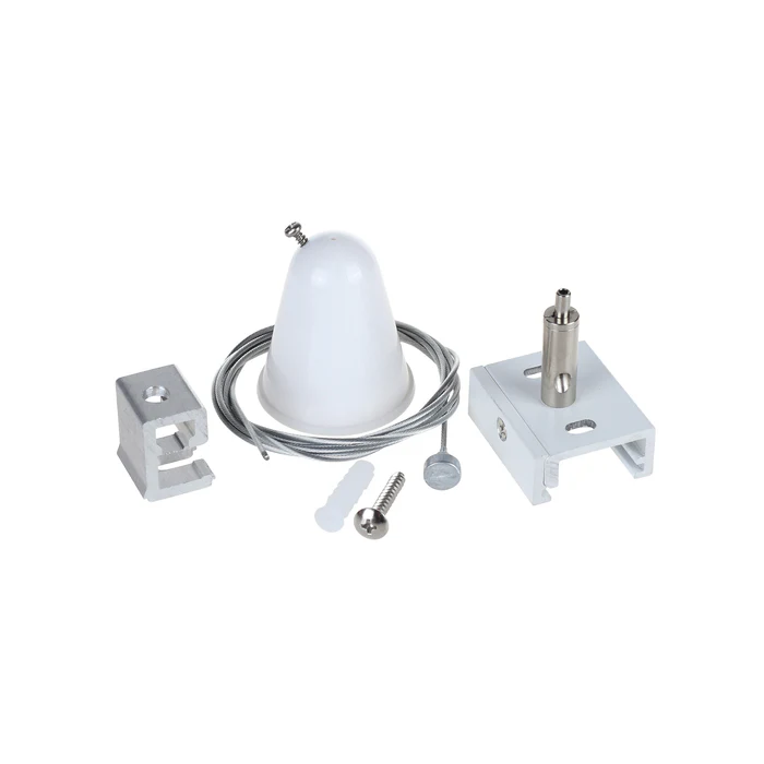 Track Lighting Suspension Clamp White TTRK3WHSUSKIT1