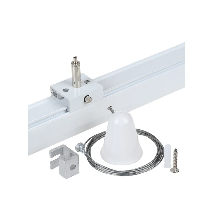 Track light Suspension With Spring White TRK3WHSUSKIT5