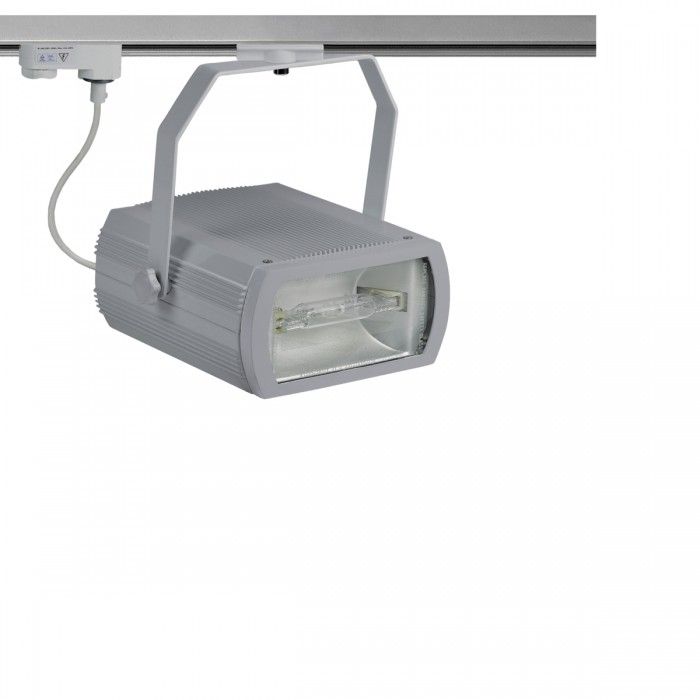 3 Circuit Metal Halide 150W RX7s Track Floodlight Silver/Grey 150W TS150-SI Superlux