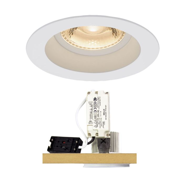 COAST 6W LED D/L WHITE IP44 FIXED 3000K UA4650WH