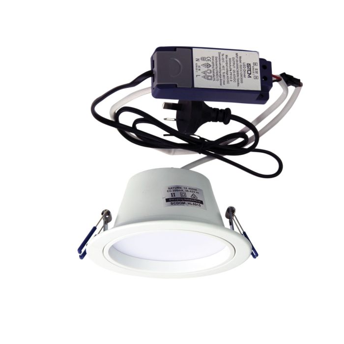 SATURN 14W LED DOWNLIGHT WHITE 3000K UA4833WH