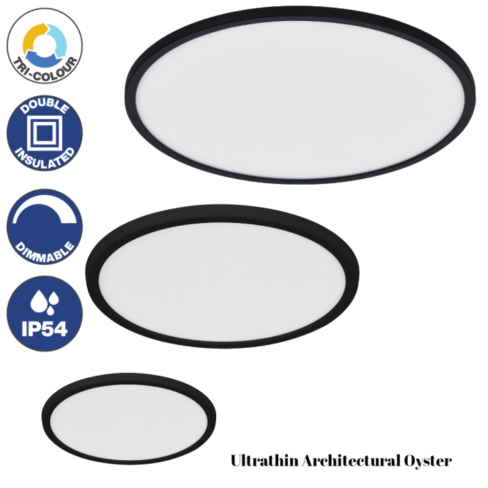 Energetic Ultra Thin LED Oyster Light