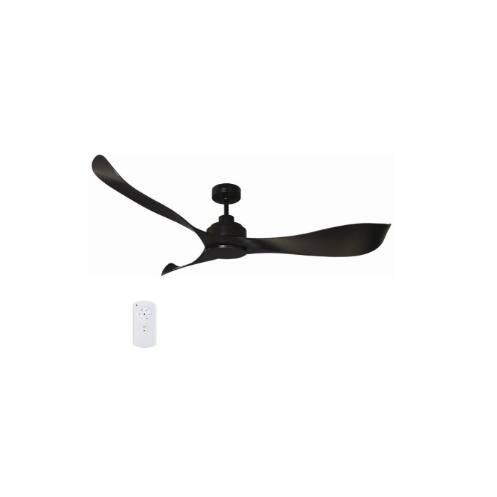 Eagle 1400mm DC Ceiling Fan (FC360143BB) Black Mercator Lighting