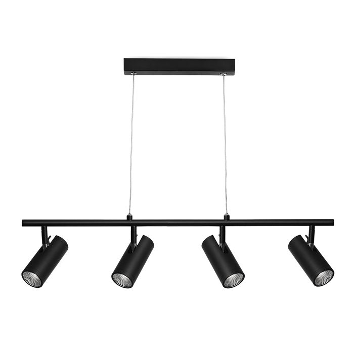 Cougar Lighting URBAN 4LT 20W LED PENDANT BLACK - URB4PBLK